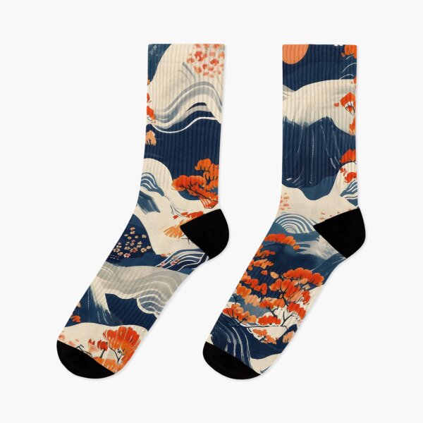 Item preview, Japanese art inspired pattern designed and sold by CulturalVibes.