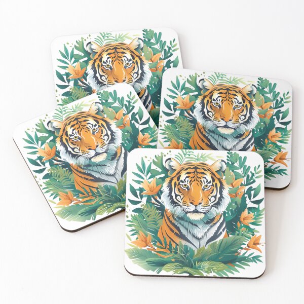 Item preview, the tiger in the jungle designed and sold by EdicionesJML.