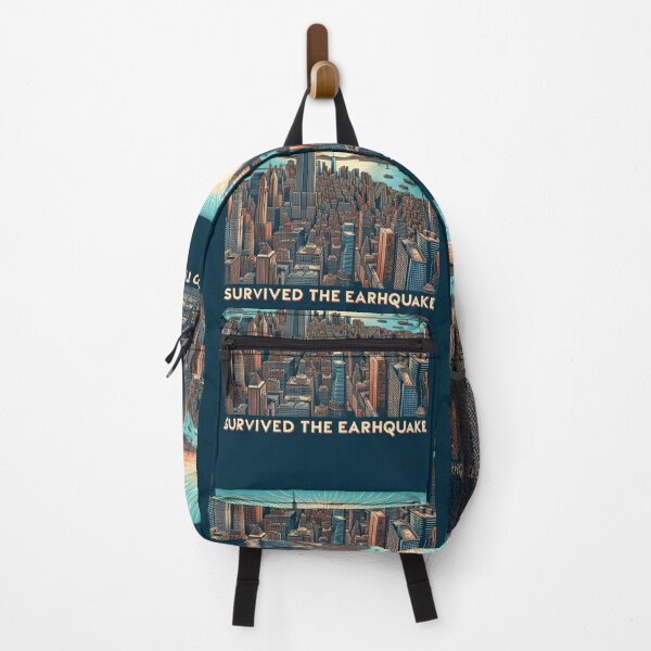 Item preview, April 5, 2024 earthquake in New York Manhattan "I survived the earthquake" designed and sold by JaroDesign2023.