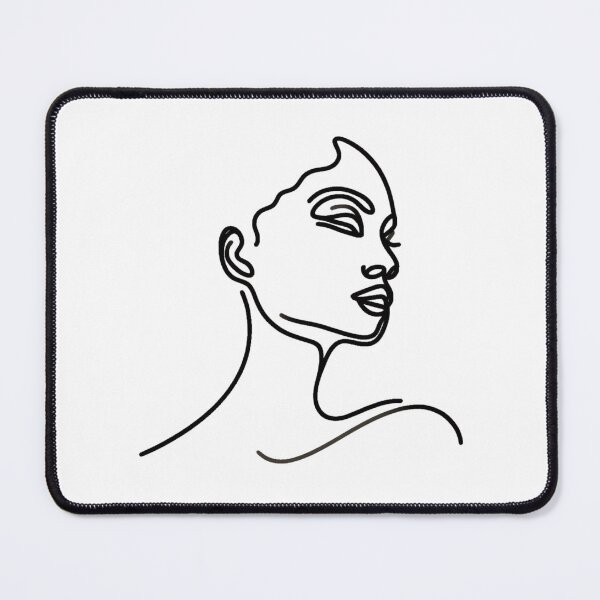 Item preview, One line woman face drawing, Single line art designed and sold by MusesWhispers.