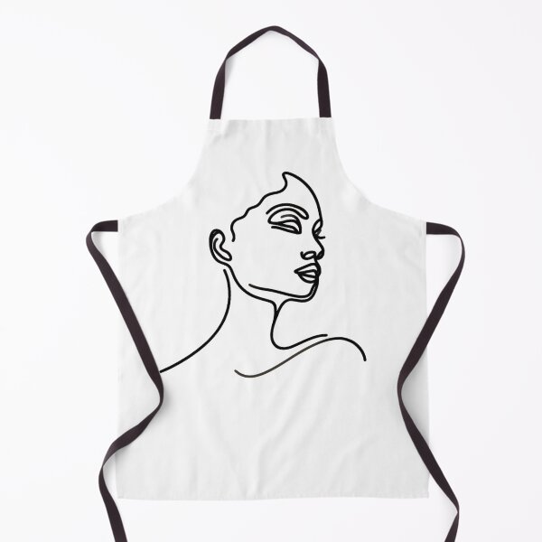 Item preview, One line woman face drawing, Single line art designed and sold by MusesWhispers.