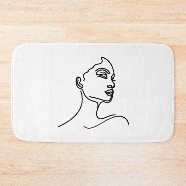 Item preview, One line woman face drawing, Single line art designed and sold by MusesWhispers.