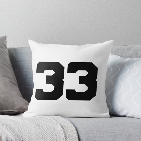 Item preview, 33, thirty-three, black, University designed and sold by Numbers-Art.