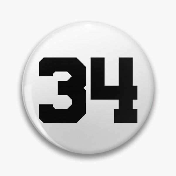 Item preview, 34, thirty-four, black, University designed and sold by Numbers-Art.
