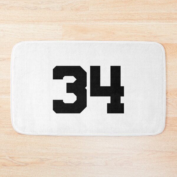 Item preview, 34, thirty-four, black, University designed and sold by Numbers-Art.