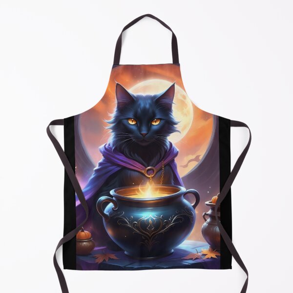 Item preview, Spooky Witchy Black Cat, Halloween Fantasy Collection! designed and sold by lonelymoony.
