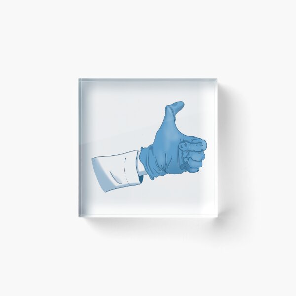 Item preview, Thumbs up for nitrile gloves (no text) designed and sold by Science Lab Designs.