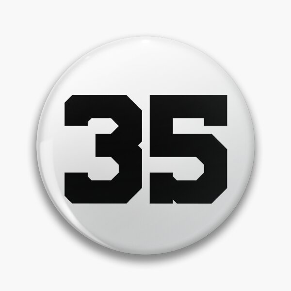 Item preview, 35, thirty-five, black, University designed and sold by Numbers-Art.