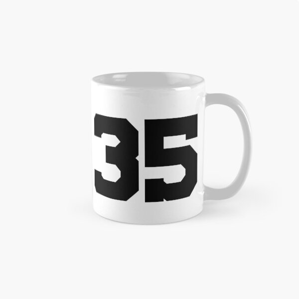 Item preview, 35, thirty-five, black, University designed and sold by Numbers-Art.