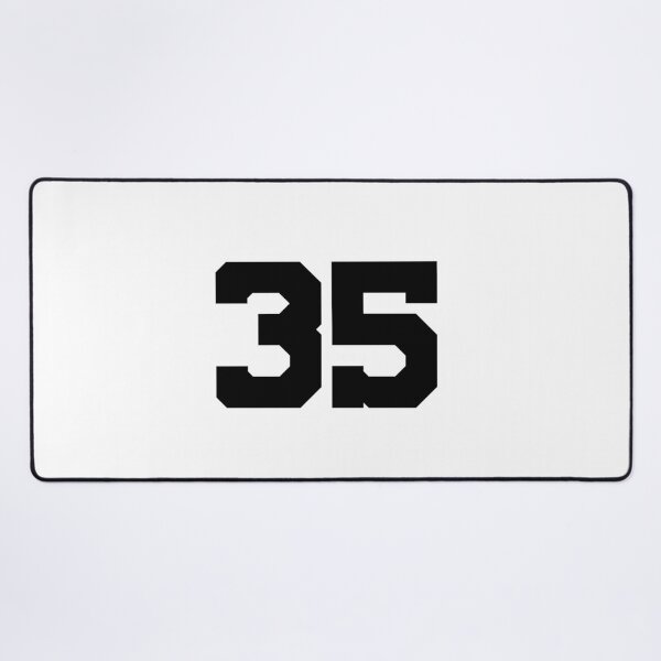 Item preview, 35, thirty-five, black, University designed and sold by Numbers-Art.