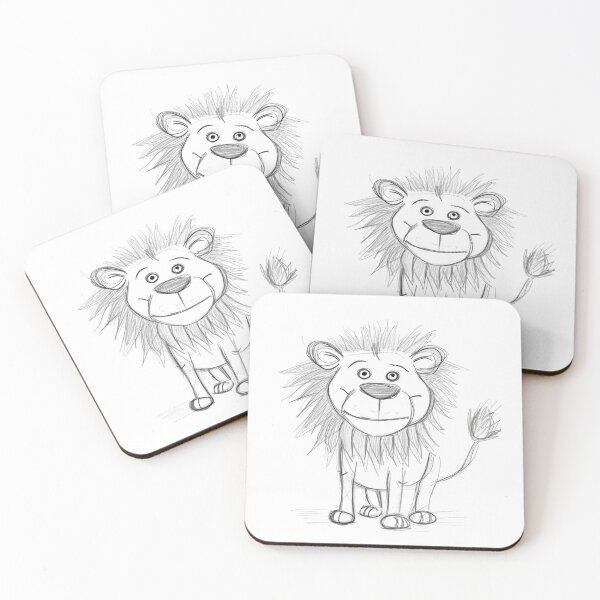 Item preview, Smiling Cartoon Lion With a Shaggy Mane and Friendly Expression designed and sold by Reichcorp.
