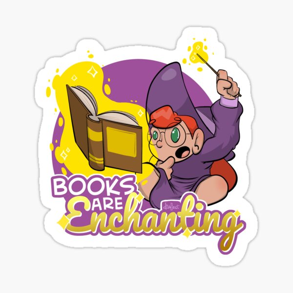 Books are Enchanting Sticker