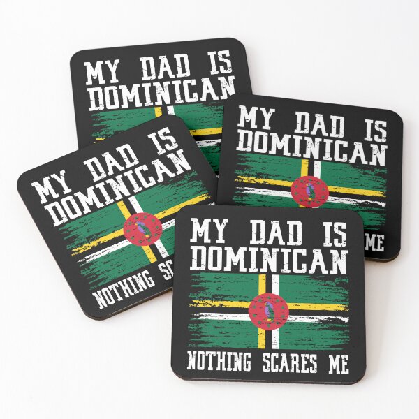 Item preview, My Dad Is Dominican Nothing Scares Me Vintage Dominican Flag designed and sold by Red-Gifts.