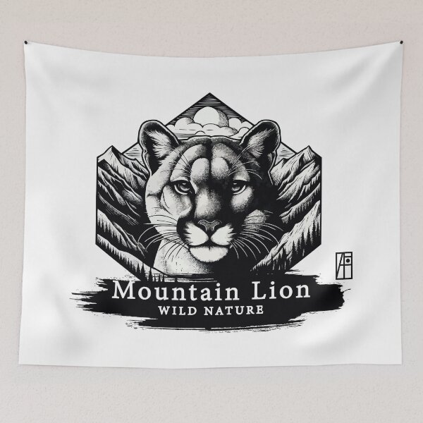 Item preview, Mountain Lion - WILD NATURE - MOUNTAIN LION -16 designed and sold by ArtProjectShop.