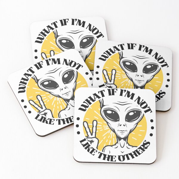Item preview, Out of This World: What If I'm Not Your Typical Alien? A Galactic Twist on Conforming! ? #AlienLife #SarcasticHumor #NonConformist designed and sold by popotamfriends.