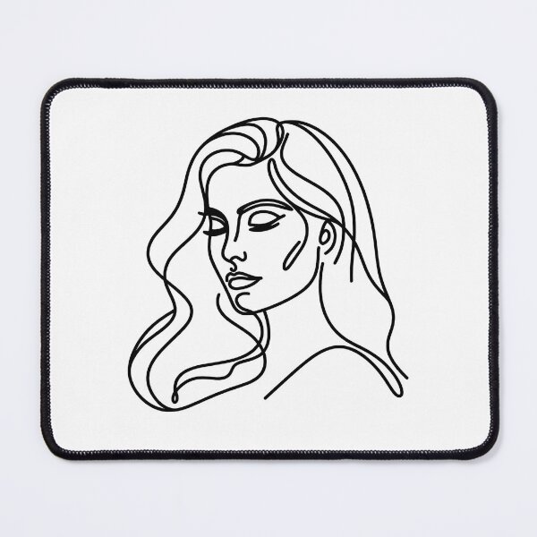 Item preview,  One line woman face drawing, Single line art designed and sold by MusesWhispers.