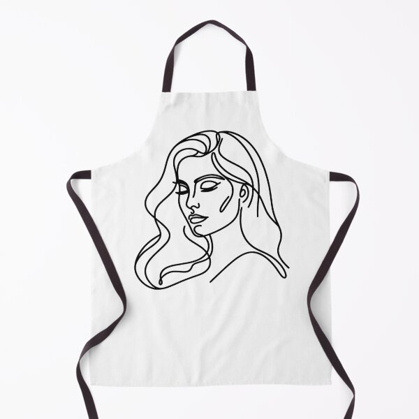 Item preview, One line woman face drawing, Single line art designed and sold by MusesWhispers.