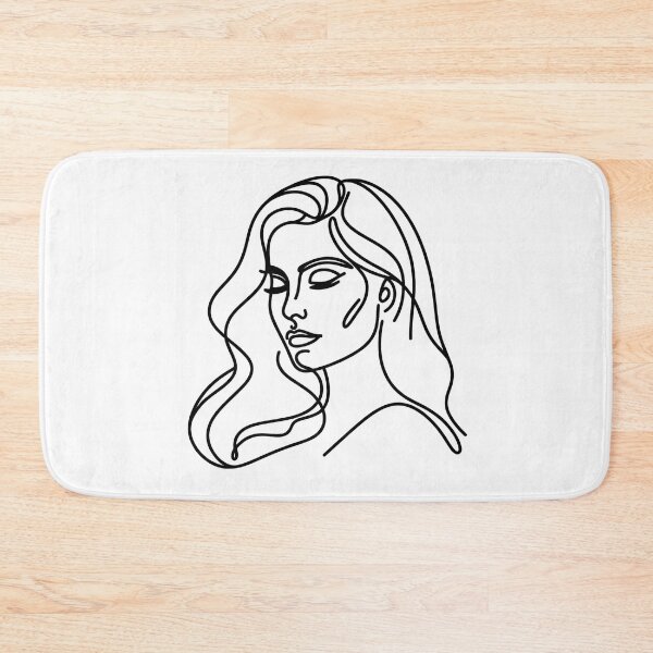 Item preview,  One line woman face drawing, Single line art designed and sold by MusesWhispers.