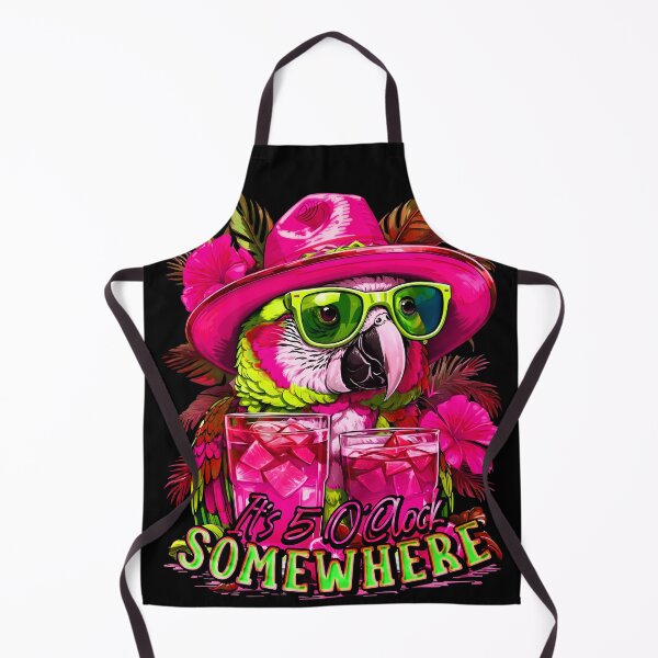 Item preview, It's 5 o'clock somewhere Tropical Parrot Cocktail Sunset designed and sold by MindWave THC.