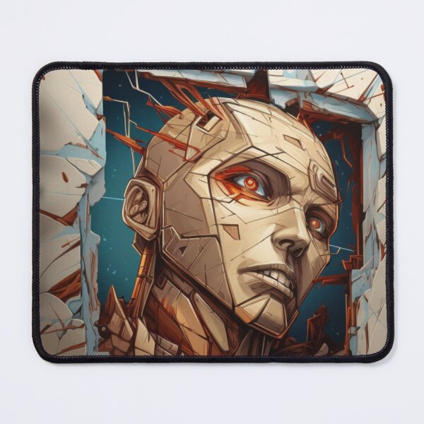 Item preview, Head Of An Android Watching Through A Window designed and sold by jenmountainen.