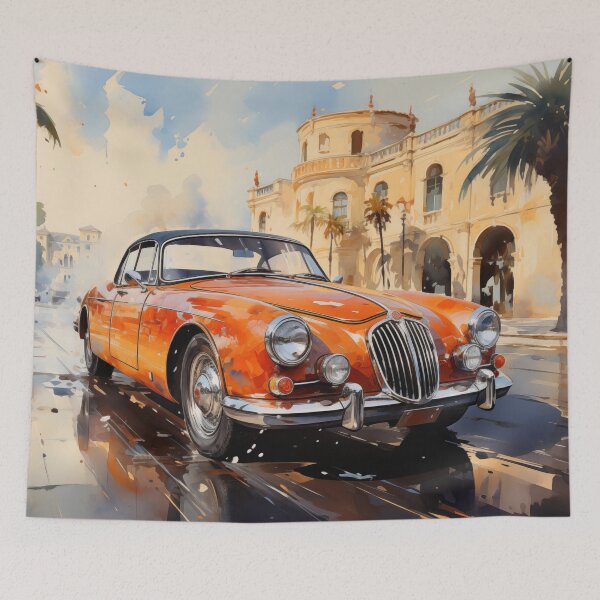 Item preview, "Riviera Red: La elegancia de un Jaguar" designed and sold by Hasyavana.