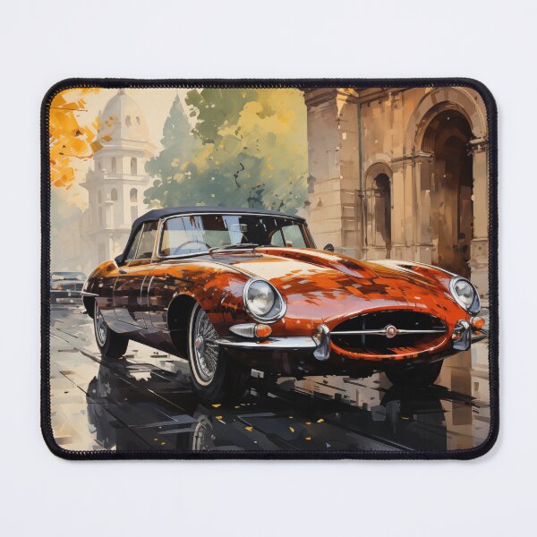 Item preview, Classical Jaguar  type-e  on town bacground designed and sold by Hasyavana.