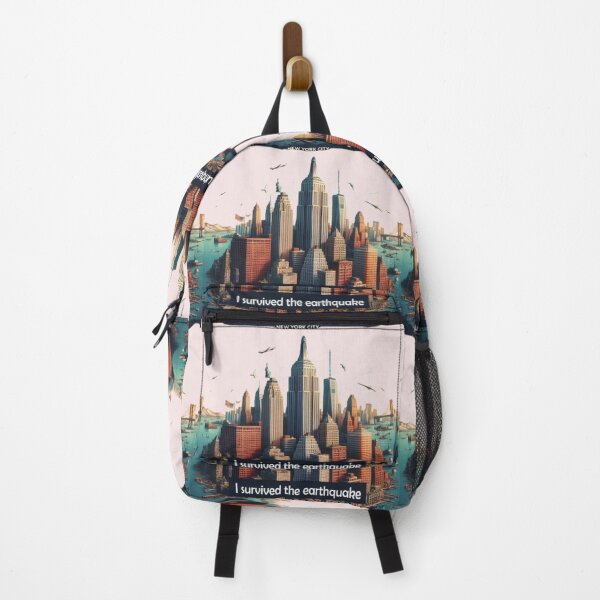 Item preview, April 5, 2024 earthquake in New York Manhattan "I survived the earthquake" designed and sold by JaroDesign2023.