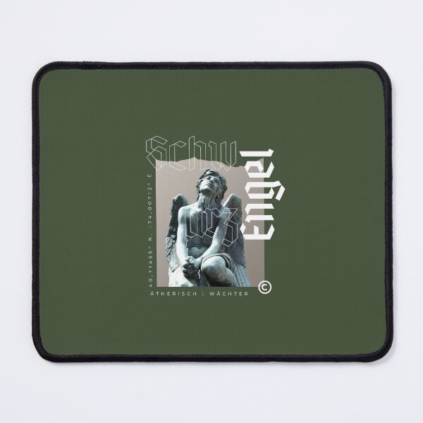 Item preview, Schwarze Engel | Statue Illustration | Green Background designed and sold by RM-Journey.