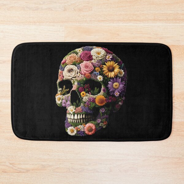 Item preview, Flowering Skull designed and sold by Blink Art Studio.