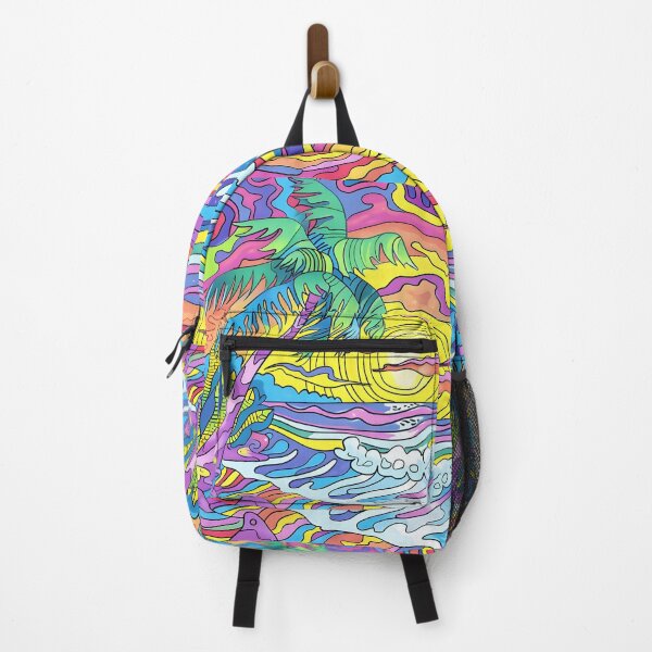 Item preview, Colorful Doodle Art tropical beach print designed and sold by dcrc.