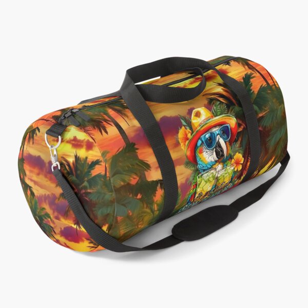 Item preview, It's 5 o'clock somewhere Tropical Parrot Cocktail Sunset Beach designed and sold by MindWave THC.