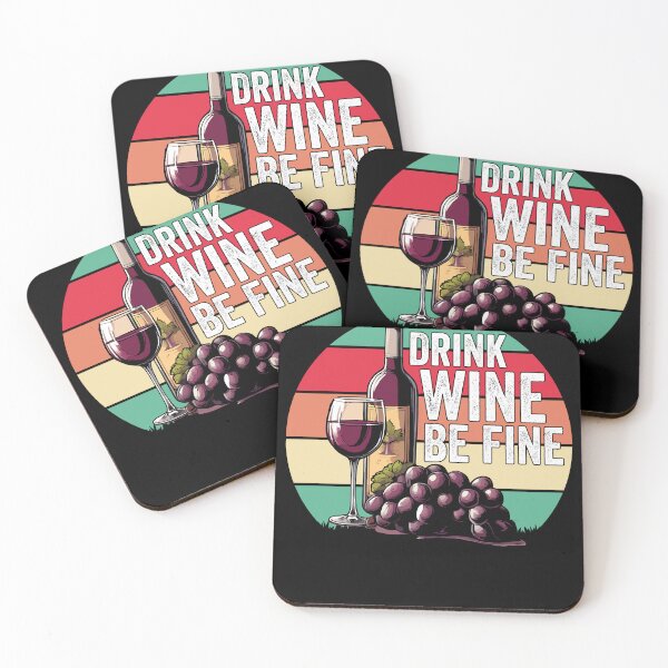Item preview, Drink Wine Be Fine Pure Joie De Vivre designed and sold by Shirtey.