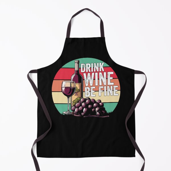 Item preview, Drink Wine Be Fine Pure Joie De Vivre designed and sold by Shirtey.