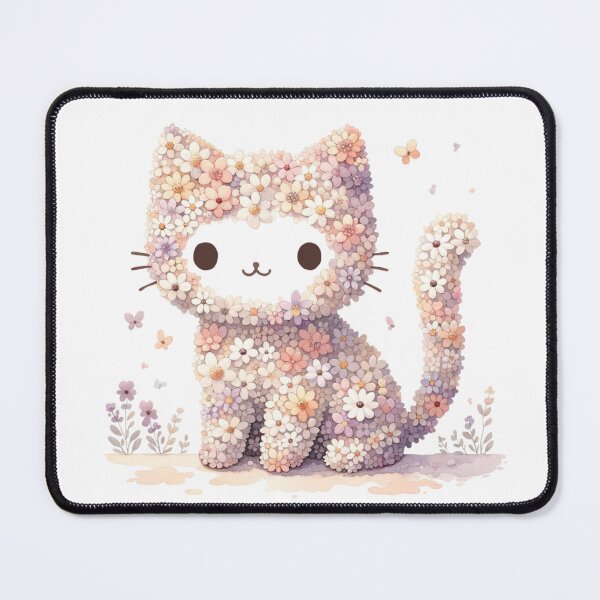Item preview, Flowering Purrball designed and sold by Blink Art Studio.