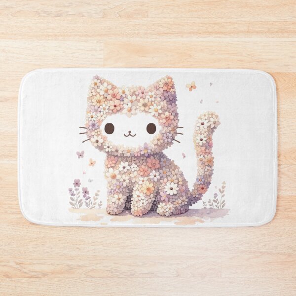 Item preview, Flowering Purrball designed and sold by Blink Art Studio.