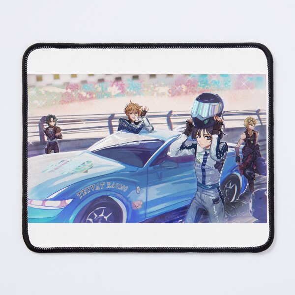 Item preview, Racing AU Thoma Childe Xiao Wanderer Scaramouche Genshin Impact designed and sold by Sapphireicecream.