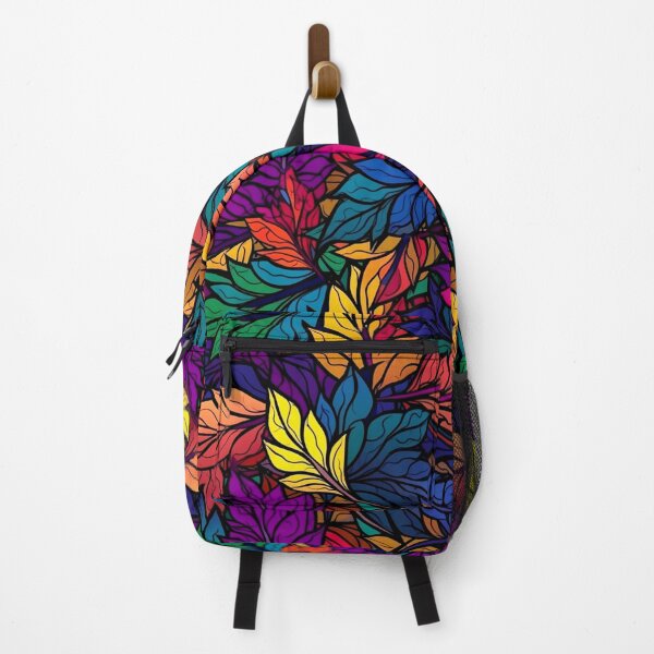 Item preview, Colorful Designed Leaf Themed Pattern designed and sold by mondmakes.
