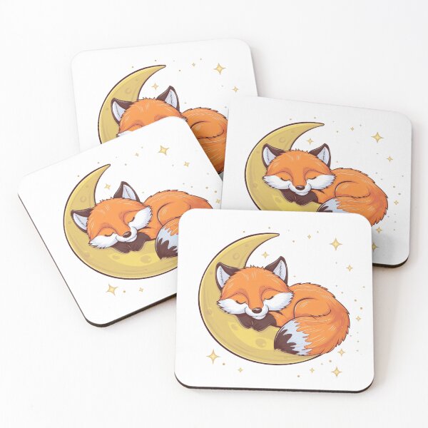 Item preview, Cute Fox On The Moon designed and sold by Krieghorn.