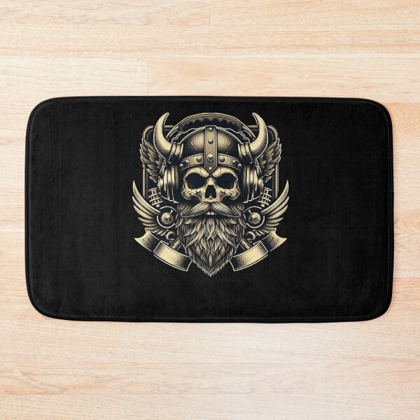 Item preview, Golden viking Vintage skull _ vintage collection _design 01 designed and sold by PictaNova.