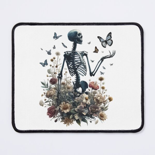 Item preview, Botany Skeleton Overgrown Plants And Butterlies designed and sold by TomFrontierArt.