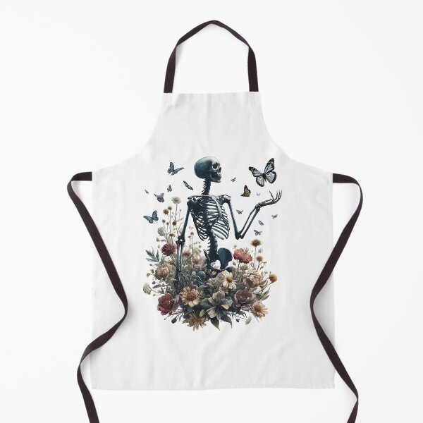 Item preview, Botany Skeleton Overgrown Plants And Butterlies designed and sold by TomFrontierArt.