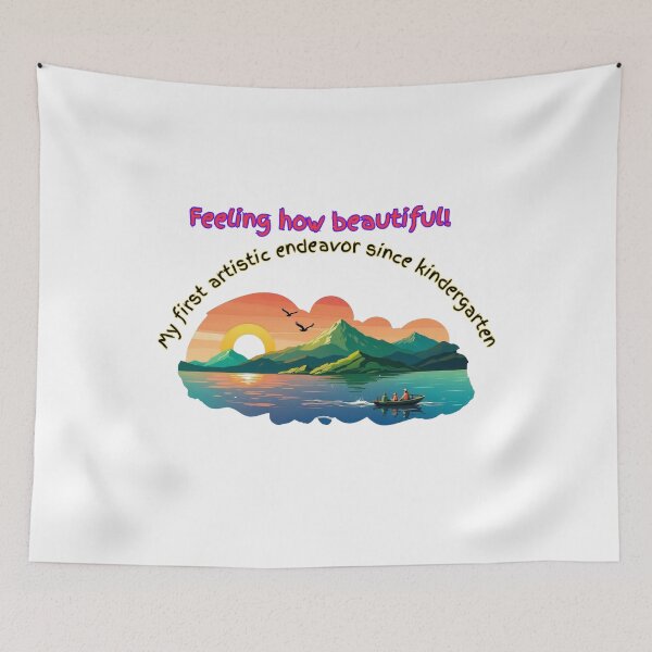 Item preview, Feeling how beautiful! My first artistic endeavor since kindergarten designed and sold by RoseAIArtRhythm.