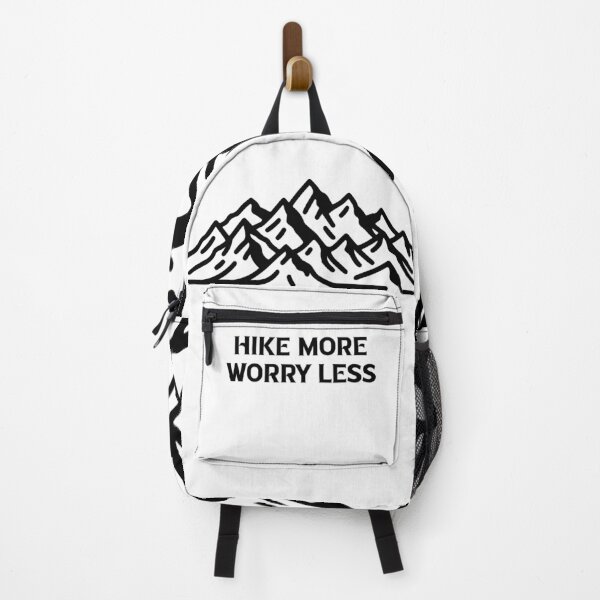 Item preview, Hike more worry less designed and sold by Quirkypieces.