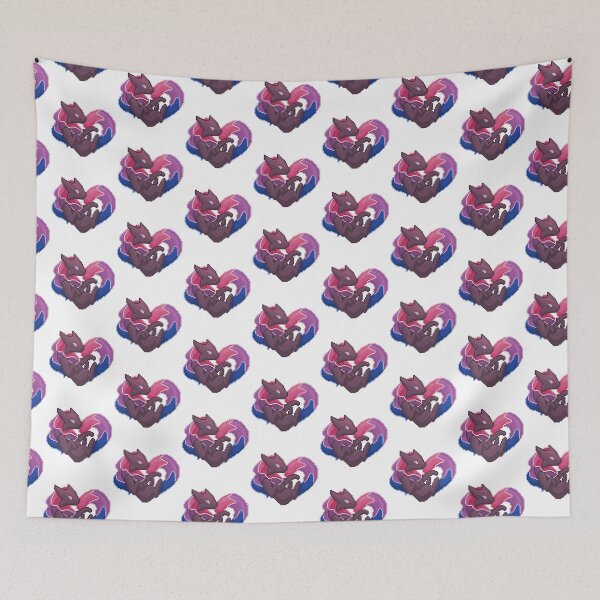 Item preview, Bisexual Pixel Heart Melog designed and sold by HauntedMelog.