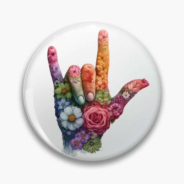 Item preview, Flowering Hand Signals designed and sold by Blink Art Studio.