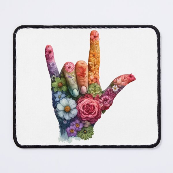 Item preview, Flowering Hand Signals designed and sold by Blink Art Studio.