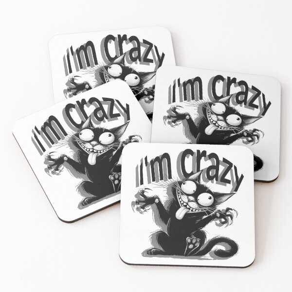 Item preview, My cat - I'm crazy designed and sold by Visual Arts Sławomir Grzanek.