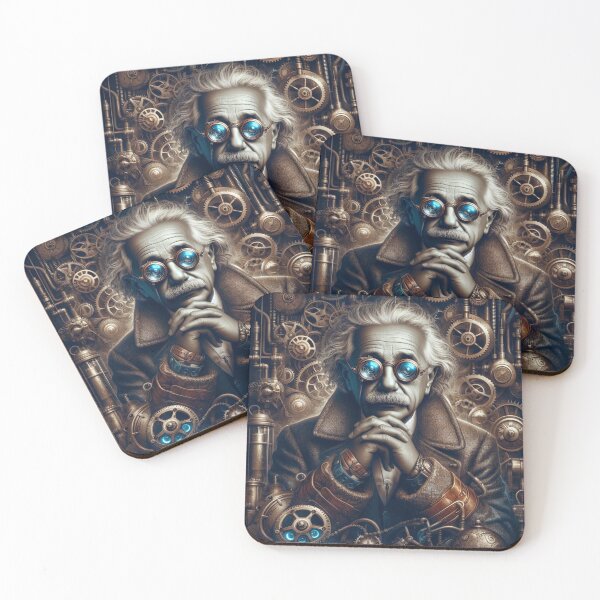 Item preview, Albert Einstein Steampunk designed and sold by sevenmountains.