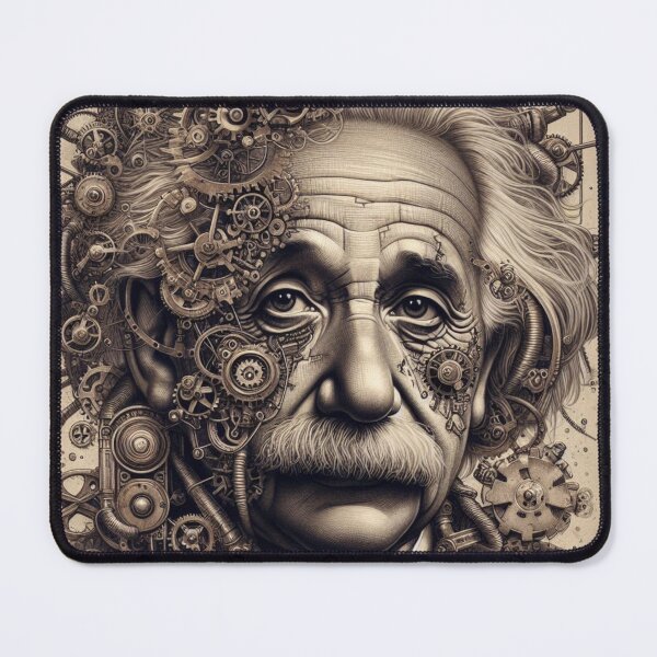 Item preview, Albert Einstein Steampunk designed and sold by sevenmountains.