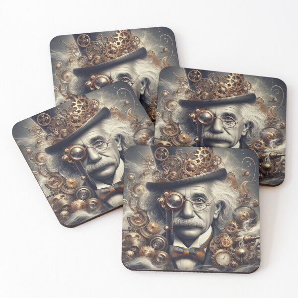 Item preview, Albert Einstein Steampunk  designed and sold by sevenmountains.